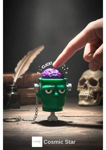 Dr. Frankenstein Figür Dizi Film Eğlenceli Tıklamalı Fidget Anahtarlık Çanta Süsü Charm | 3D Baskı fiyatları