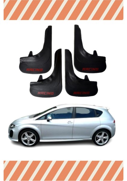 Seat Leon Racing Yazılı 4'lü Tozluk Çamurluk Paçalık