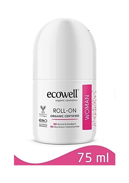 Ecowell Organik Roll-On Kadin 75ML