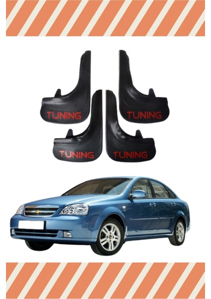 Chevrolet Lacetti Sd Tunıng Yazılı 4'lü Tozluk Çamurluk Paçalık