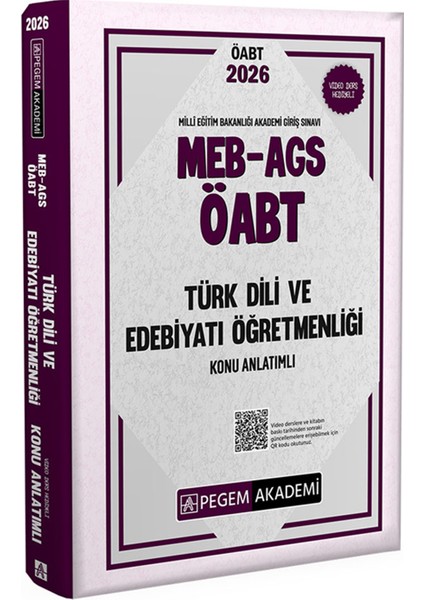2026 Meb Ags Öabt Türk Dili ve Edebiyatı Konu Anlatımı-Çözümlü Soru Bankası-7 Deneme-Çıkmış Sorular modelleri