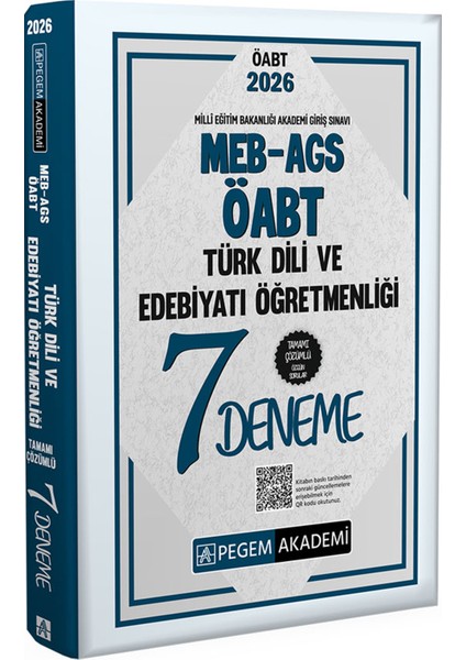 2026 Meb Ags Öabt Türk Dili ve Edebiyatı Konu Anlatımı-Çözümlü Soru Bankası-7 Deneme-Çıkmış Sorular fırsatları