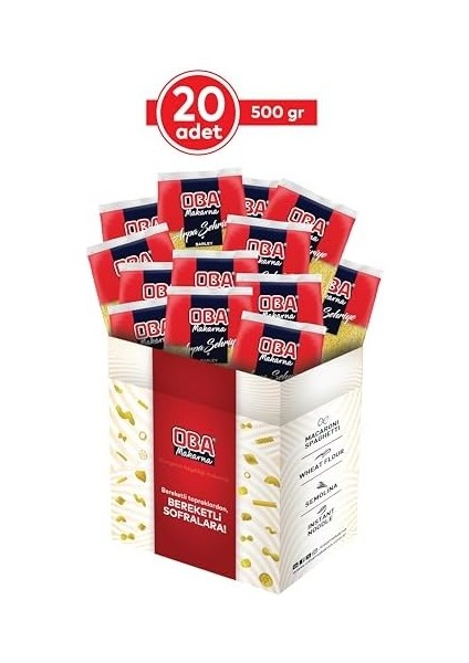 Oba Arpa Şehriye, 20 Adet fiyatları