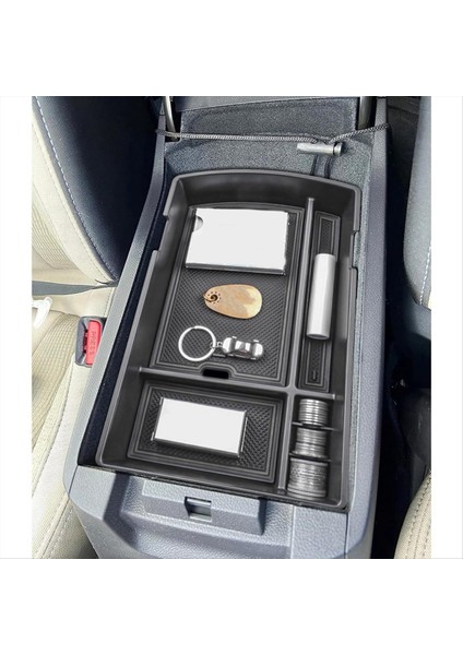 Subaru Ascent 2019-2024 Için Orta Konsol Organizatörü Kolfest Saklama Kutusu Tepsisi Iç Aksesuarlar Siyah (Yurt Dışından) fiyatları