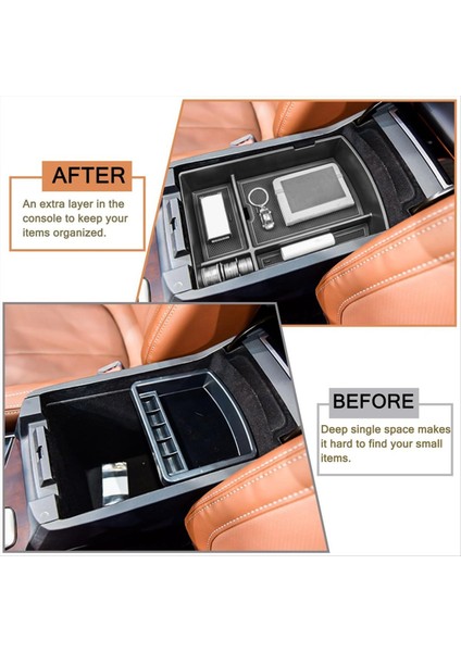 Subaru Ascent 2019-2024 Için Orta Konsol Organizatörü Kolfest Saklama Kutusu Tepsisi Iç Aksesuarlar Siyah (Yurt Dışından) fırsatları