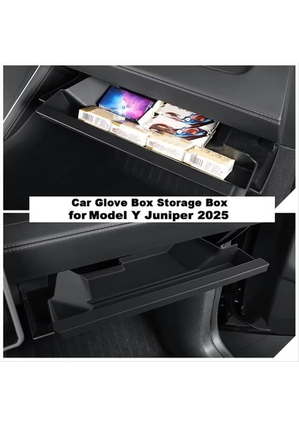 Tesla Için Torpiye Kutusu Depolama Tepsisi Model Y Juniper 2025 Eldiven Kutusu Organizatör Depolama Kutusu Iç Aksesuarlar (Yurt Dışından) fiyatları