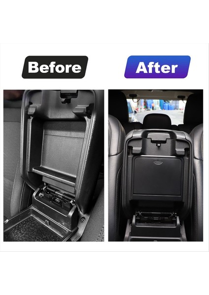 Jeep Wrangler Jl Gladiator Jt 2018-2024 Aksesuarları Için Bir Touch Gizli Merkez Konsolu Koltuk Depolama Kutusu Organizatörü (Yurt Dışından) fırsatları