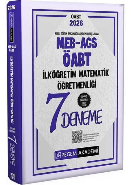 2026 Meb Ags Öabt Ilköğretim Matematik Konu A.3 Kitap-Soru Bankası-Deneme-Çıkmış Sorular-Ags Seti indirimleri