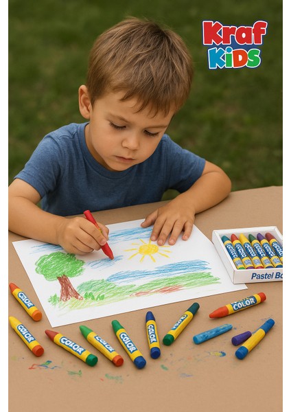 Kids Pastel Boya Seti 24'lü modelleri