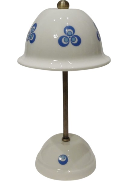 Abajur-Masa ve Gece Lambası-Dekoratif-Şeffaf Porselen-El Yapımı-Porselen Şapkalı-Krem Gövde modelleri