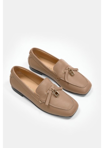 Mata Nude Hakiki Deri Kadın Loafer indirimleri