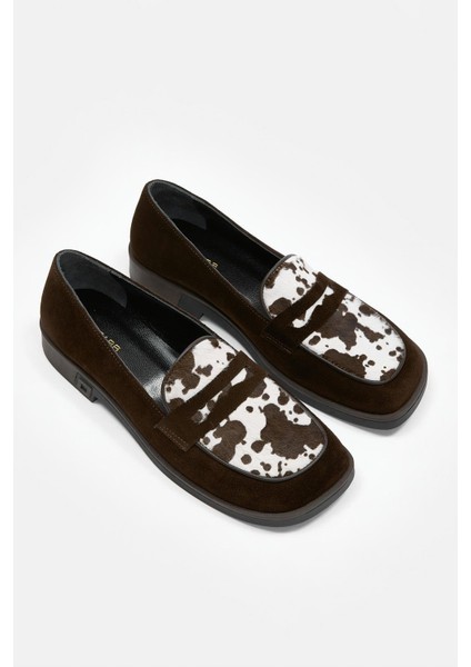 Milka Acı Kahve Süet Hakiki Deri Kadın Loafer indirimleri