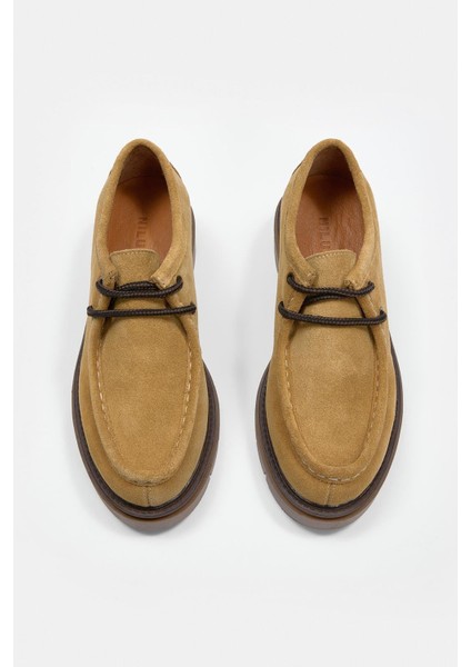 Isabella Camel Hakiki Süet Kadın Loafer Ayakkabı fiyatları