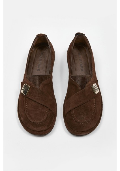Mii Acı Kahve Hakiki Süet Kadın Loafer fiyatları