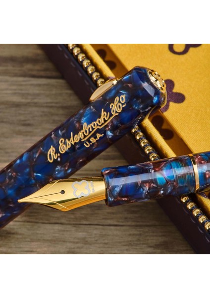 Niblet Sea Glass Gold Dolma Kalem (B) Uç