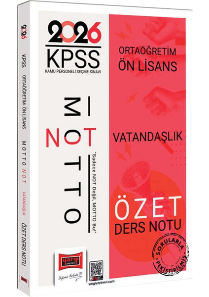2026 Kpss Ortaöğretim Ön Lisans Motto Serisi Tüm Dersler Özet Ders Notu Seti modelleri