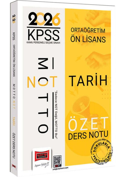 2026 Kpss Ortaöğretim Ön Lisans Motto Serisi Tüm Dersler Özet Ders Notu Seti fırsatları