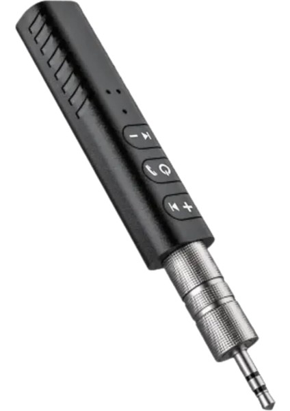 Bluetooth 4.1 Aux Adaptör Kit, Kablosuz Araç Ses Sistemi Dönüştürücü, Dahili Mikrofon, 4 Saat Pil Ömrü, Mini Taşınabilir, Yüksek Sinyal Kalitesi, +-42DB Mikrofon Hassasiyeti, XR1510, Siyah