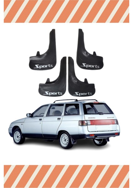 Lada Vega Stw Tüm Kasalar Sports Yazılı 4'lü Tozluk Çamurluk Paçalık