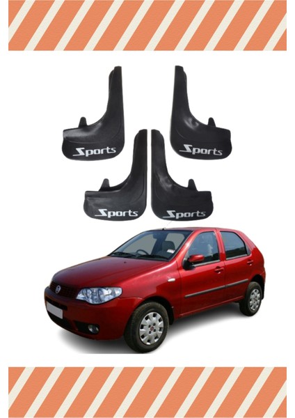 Fiat Palio Tüm Kasalar Sports Yazılı 4'lü Tozluk Çamurluk Paçalık