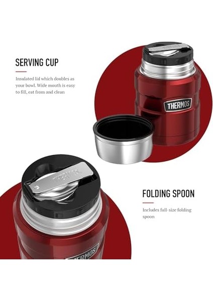 SK3000 Stainless Yemek Termosu 0.47 L Cranberry 184807 modelleri