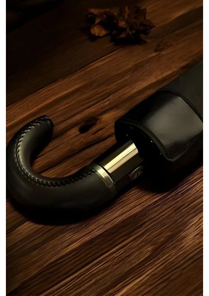 10 Tellı Tam Otomatik Siyah Unisex Şemsiye, Dayanıklı ve Şık Tasarım indirimleri