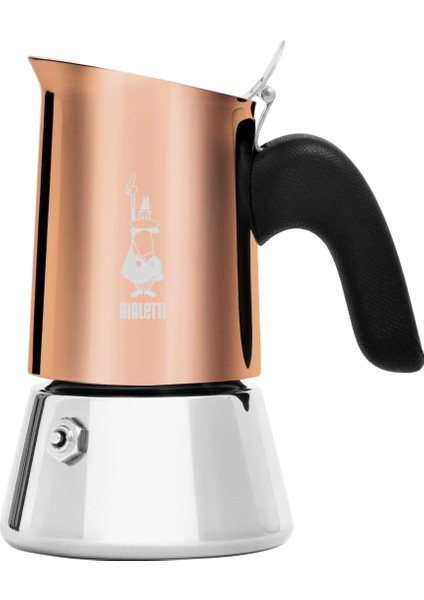 - Venus: 2 Cups Ocak Üstü Espresso Pişirici - 85ML -, Gümüş Renk - Paslanmaz Çelik Gövde - Patentli Valfi - Tüm Ocak Türleri Için Uygundur (Indüksiyon Hariç)