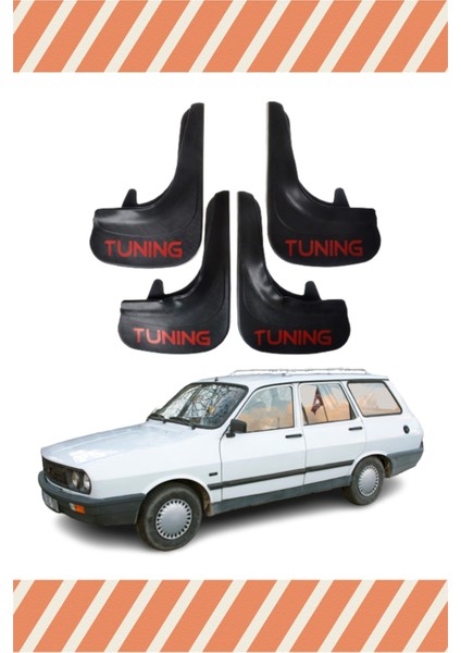 Renault Toros Tunıng Yazılı 4'lü Tozluk Çamurluk Paçalık