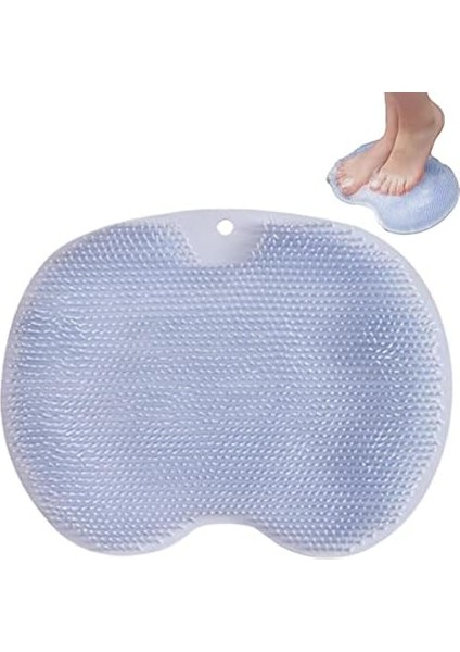 Duş Için Ayak Yıkama Fırçası - Kaymaz Vantuzlu Büyük Boy Mat,ayak Masaj Pedi Duş Masajı Kaymaz Banyo Pedi Ayak Yıkama modelleri