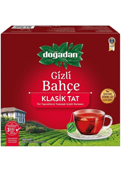 Dogadan Gizli Bahçe 100 Lük Ft Bardak Poşet modelleri