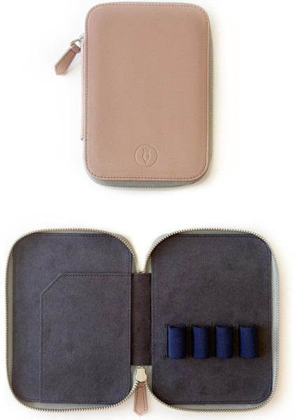 A6 Ebatlı 4'lü Kalem Kılıfı Rose Nude