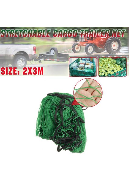4pcs 2X3ETRE Ağır Hizmet Tipi Uzanabilir Kargo Römork Net Arka Kargo Depolama Organizatör Bagaj Net Tutucu (Yurt Dışından) fiyatları