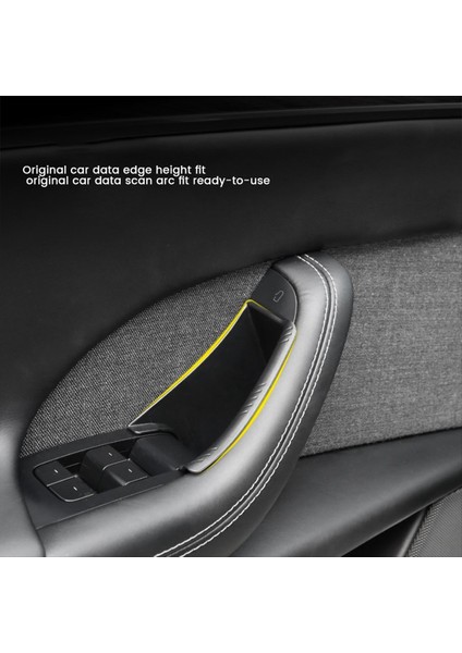 Tesla Için Kapı Kolu Saklama Kutusu Model x Ön Kapı Saklama Kutusu Yan Abs Tepsisi Gizli Organizatör Model x Için (Yurt Dışından) indirimleri