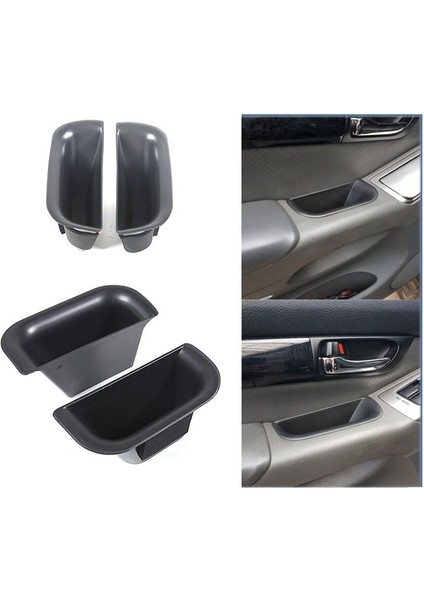 Toyota Land Cruiser Prado FJ120 2003-2009 Için Araba Kapısı Kolu Saklama Kutusu Organizatör Tepsisi Ön+Arka Kapı (Yurt Dışından) modelleri
