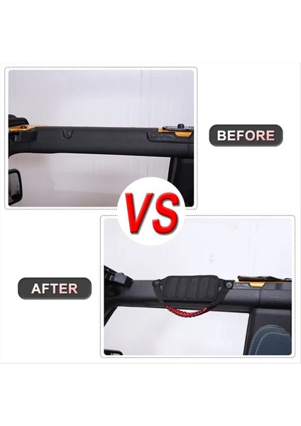 Ford Bronco 2021-2024 Otomobil Iç Aksesuarları Için Ön Kapı Çatı Tutma Tapı Molle Panel Depolama Organizatörü (Yurt Dışından) fiyatları