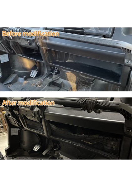 Can-Am Defender &amp Defender Max Için Dash Storage Kargo Ağları Dashboard Depolama Ağları 715003129 Aksesuarları Değiştirin (Yurt Dışından) fiyatları