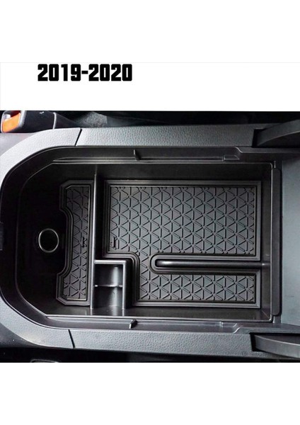 2x Araç Merkezi Kol Masası Depolama Kutusu Ikincil Depolama Merkezi Konsol Organizatör Toyota Rav-4 2019 2020 2021 Için Uyumlu (Yurt Dışından) indirimleri