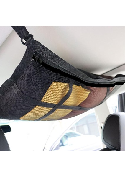Araba Tavan Depolama Net Cep 90X65CM Araç Çatı Iç Kargo Net Çanta Taşınabilir Araç Bagaj Poşeti Van Suv (Yurt Dışından) indirimleri