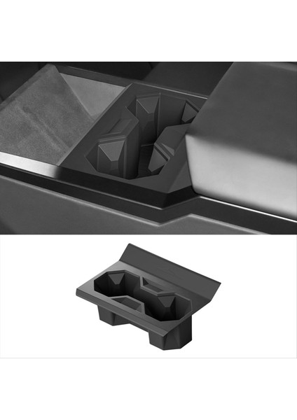 Tesla Cybertruck Için 2024 Su Kupası Tutucu Merkez Konsol Içecekler Tutucu Iç Aksesuarlar Su Kupası Saklama Kutusu (Yurt Dışından) fiyatları