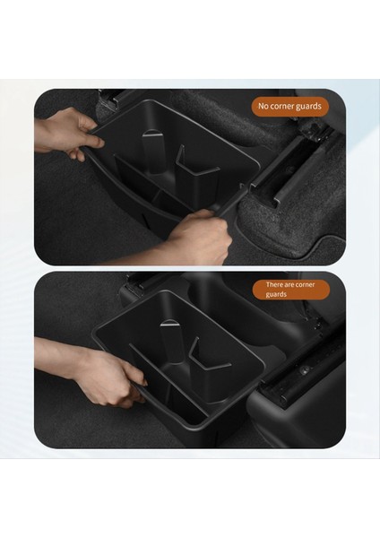 Tesla Model 3 Y Iç Modifikasyon Aksesuarları Için Arka Hava Havalandırma Depolama Kutusu Altı Koltuklu Saklama Kutusu Çöp Kutusu (Yurt Dışından) fırsatları