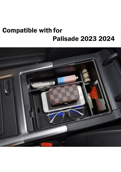 Hyundai Palisade 2023 2024 Otomobil Merkezi Konsolu Organizatör Aksesuarları Için Kol Dayama Kutusu Depolama Tepsisi Ekleme Tepsisi (Yurt Dışından) indirimleri