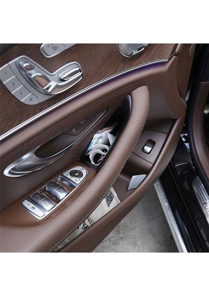 Mercedes Benz E-Serisi W213 Için 2016-2021 Lhd Araba Ön Kapı Koltuk Tutma Tutucu Tutucu Saklama Kutusu Aksesuarlar Ekle (Yurt Dışından) fırsatları