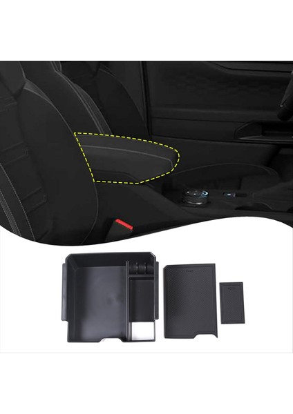 Ford Ranger Everest 2023 Merkez Konsolu Organizatör Tepsisi Için Koltuk Desteği Saklama Kutusu Ek (Elektrikli Handbrake Versiyonu) (Yurt Dışından) indirimleri