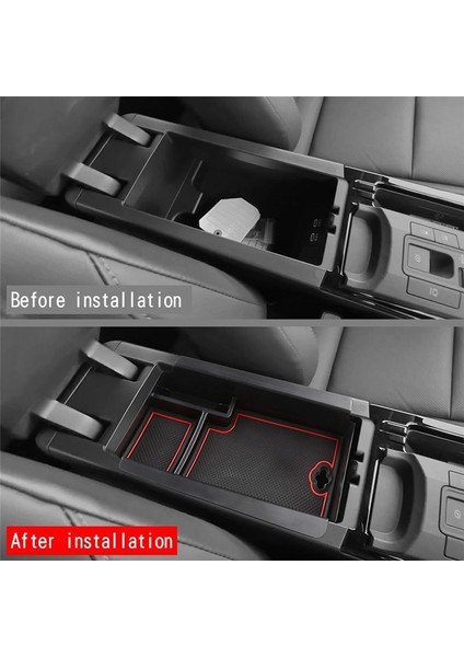 Toyota Prius 60 Serisi 2023 Otomobil Iç Aksesuarları Için Merkezi Kontrol Kolçak Depolama Kutusu Organizatör Tepsisi (Yurt Dışından) indirimleri