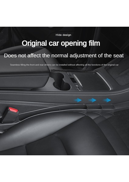 Tesla Model Y Model 3 2021-2023 Organizatör ile Araba Koltuğu Alan Dolgusu Araba Aksesuarları Bırakmayı Durdurun (Yurt Dışından) modelleri