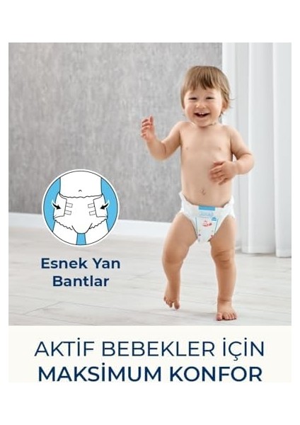 Paddlers Bebek Bezi 7 Numara Xx-Large 72 Adet (20-30 Kg) Aylık Paket