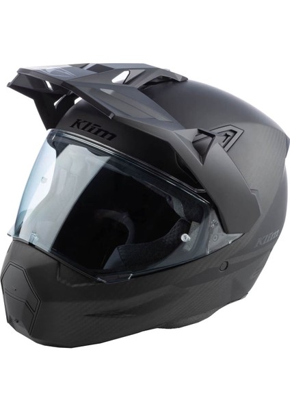 X1 Alpha Matt Carbon Korumalı Adv Motosiklet Kaskı Mat Siyah