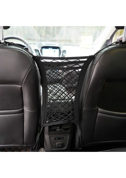 3 Katmanlı Araba Örgüsü Organizatör Uzanabilir Koltuk Arka Çanta Arka Koltuk Evcil Hayvan Çocuklarının Bariyeri Kargo Doku Çantası Tutucu Sürücü Depolama Netleme Torbası (Yurt Dışından) fırsatları