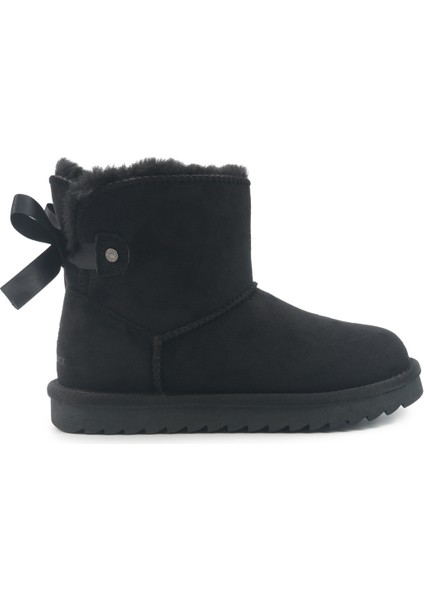 Flowery 5pr Siyah Kız Çocuk Bot