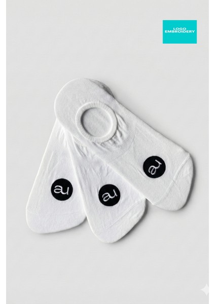 Unisex Pamuklu 3'lü Beyaz Görünmez Sneaker Çorap fiyatları